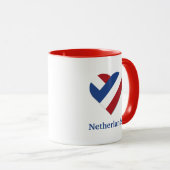 Ik hou van de Nederlandse vlag Mok (Voorkant rechts)