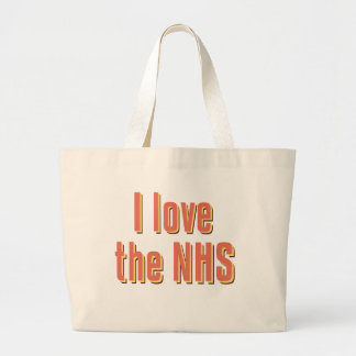 Ik hou van de NHS Grote Tote Bag