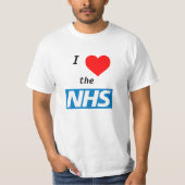 Ik hou van de NHS T-Shirt (Voorkant)