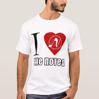 Ik hou van de noten t-shirt