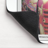 Ik hou van de oude internationale Harvester tracto Muismat (Hoek)