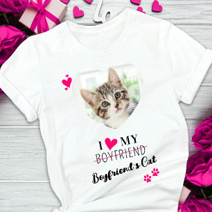 Ik hou van de persoonlijk gepersonaliseerde foto v t-shirt