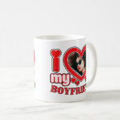 Ik hou van de persoonlijke foto van mijn vriend koffiemok (Voorkant rechts)