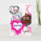 Ik hou van de poep uit je kaart (Voorkant)