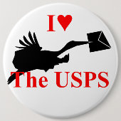 Ik hou van de Post Kantoor Button (Voorkant)