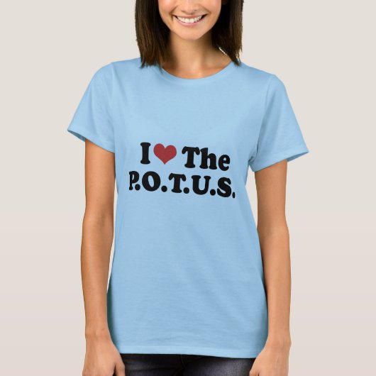 IK HOU VAN DE POTUS - .png T-shirt (Voorkant)