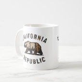 Ik hou van de Republiek Californië Koffiemok (Voorkant links)