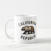 Ik hou van de Republiek Californië Koffiemok (Links)