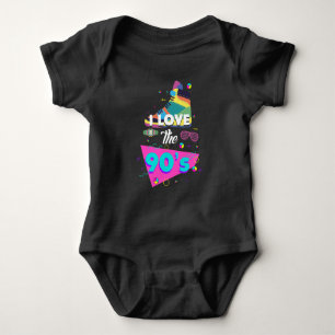 Ik hou van de Retro Outfit van 90. Romper
