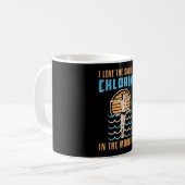 Ik hou van de riem van het zwemzwemzwemzwemzwemmen koffiemok (Voorkant links)