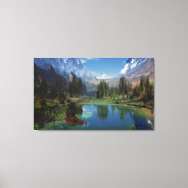 Ik hou van de Rocky Mountain Stretched Canvas Prin