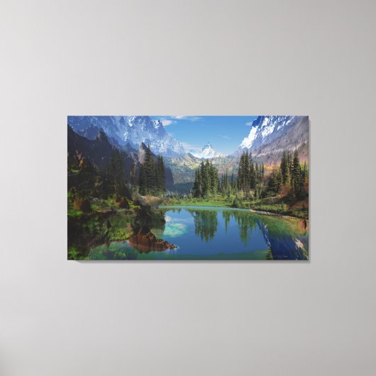 Ik hou van de Rocky Mountains Canvas Prints (Voorkant)