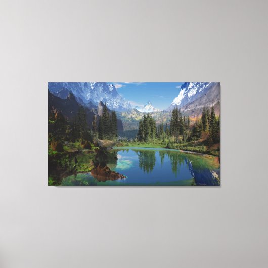 Ik hou van de Rocky Mountains Canvas Prints (Voorkant)