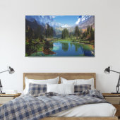 Ik hou van de Rocky Mountains Canvas Prints (Insitu (Slaapkamer))