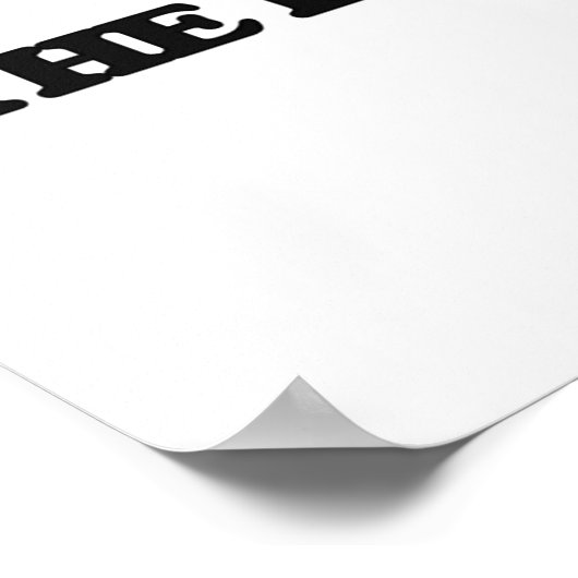 Ik hou van de rugslag poster (Hoek)