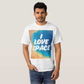 Ik hou van de ruimte t-shirt (Voorkant volledig)