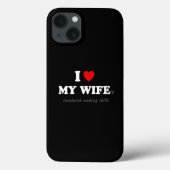 Ik hou van de sandwich van mijn vrouw die vaardigh Case-Mate iPhone case (Achterkant)