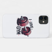 Ik hou van de sportschool Case-Mate iPhone case (Achterkant (horizontaal))