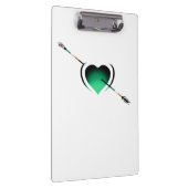 Ik hou van de St Patrick's Day Heart Klembord (Rechts)