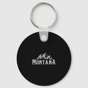 Ik hou van de staat Montana Mijn zoete thuis is Ca Sleutelhanger