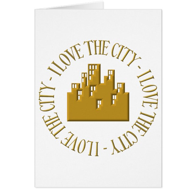 Ik hou van de stad (Voorkant)