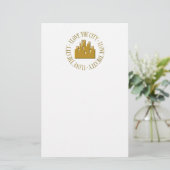 Ik hou van de stad briefpapier (Staand voorkant)