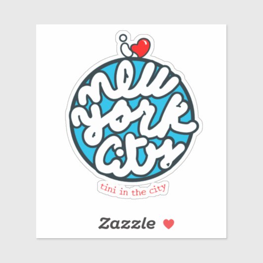 Ik hou van de sticker van New York (Vel)