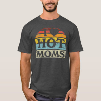 Ik hou van de  stijl van de Hot Moms Retro T-shirt