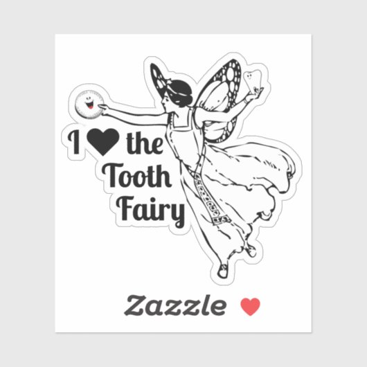 Ik hou van de Tandfee! Sticker (Vel)
