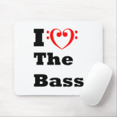 Ik hou van de tas muismat (Met muis)