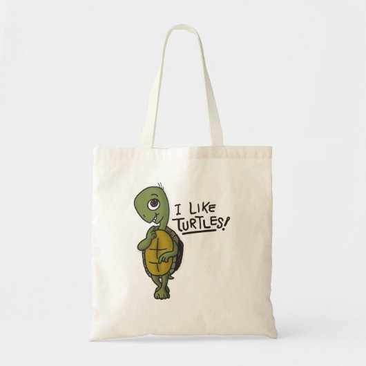 Ik hou van de Turtles Bag Tote Bag (Voorkant)
