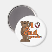 Ik hou van de tweede klas magneet (Voorkant / Achterkant)