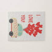 Ik hou van de Valentijnse puzzle van Jigzaag Legpuzzel (Horizontaal)