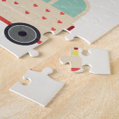 Ik hou van de Valentijnse puzzle van Jigzaag Legpuzzel (Zijkant)