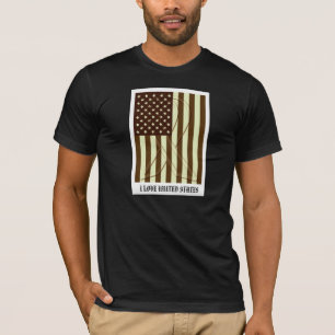 Ik hou van de Verenigde Staten - Hope Ribbon Reusa T-shirt
