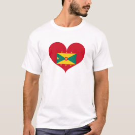 Ik hou van de vlag van Grenada T-shirt