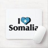 Ik hou van de vlag van Somalië Muismat (Met muis)