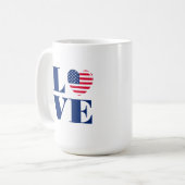 Ik hou van de VS Koffiemok (Voorkant links)