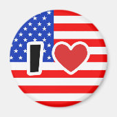Ik hou van de VS Magneet (Voorkant)