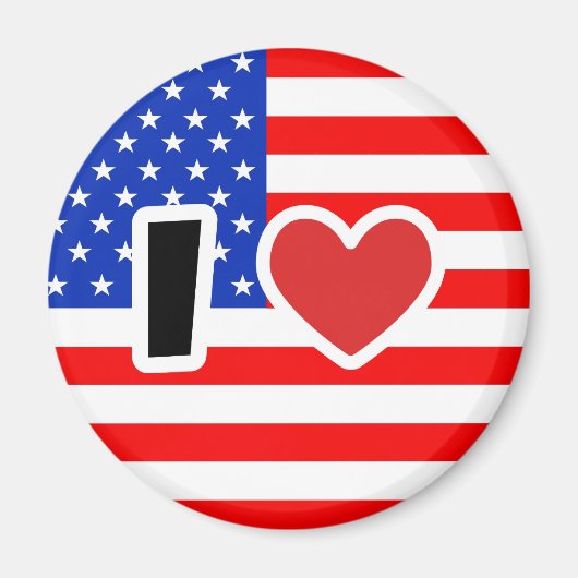 Ik hou van de VS Magneet (Voorkant)