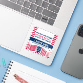 IK HOU VAN DE VS STICKER (Laptop met iPhone)