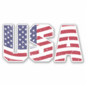 Ik hou van de VS Sticker (Voorkant)