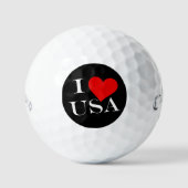 Ik hou van de VS wt css gbcnt Golfballen (Voorkant)
