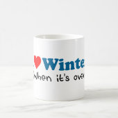 Ik hou van de winter als het over grappige mok gaa (Center)