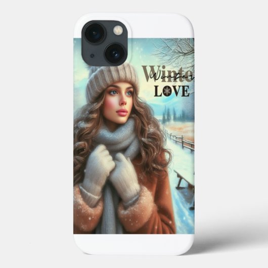 Ik hou van de winter Case-Mate iPhone case (Achterkant)