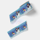 Ik hou van de winter! grosgrain lint (Achterkant)