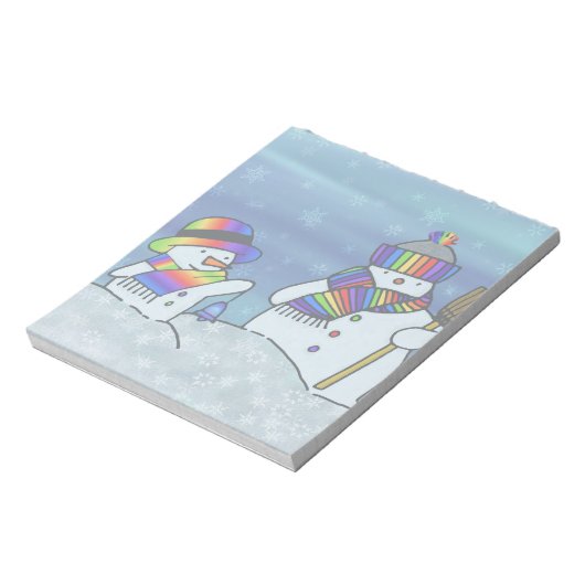 Ik hou van de winter! notitieblok (Linkerzijde)