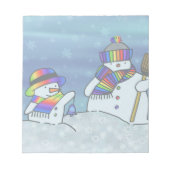 Ik hou van de winter! notitieblok (Voorkant)