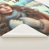 Ik hou van de winter sherpa deken (3/4)
