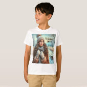 Ik hou van de winter t-shirt (Voorkant volledig)